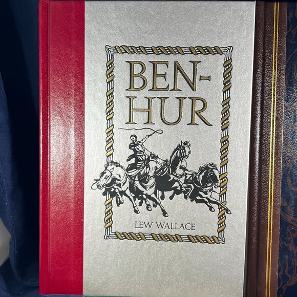 Set Of 4 Classic Hardcover Novels: Ben-Hur A Journey To The Center Of The Earth - Picture 2 of 5
